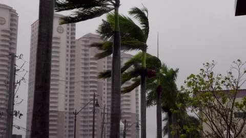 Hurricane Ian approaches Stock Footage 217415333