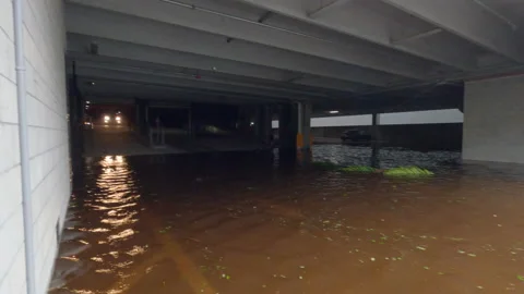 Hurricane Ian flooding Stock Footage 217408368