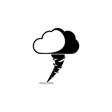Hurricane icon. Element of weather elements illustration. Premium quality イラスト素材