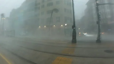 Hurricane Ida Big Wind Stock-Footage 160058349