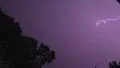 Hurricane Irene midnight purple thunderstorm Footage