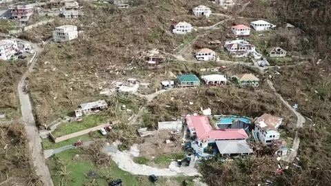 Hurricane Irma Aftermath Stockbeeldmateriaal 82610066