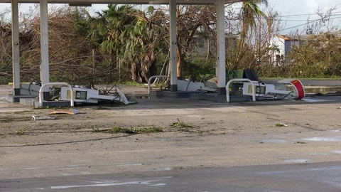 Hurricane Irma Florida Keys aftermath Video stock 83565350