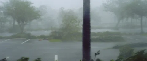 Hurricane Irma shot on RED Stock-Footage 119674705