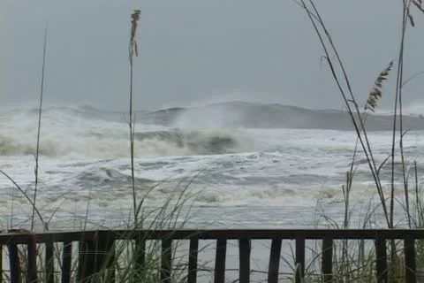Hurricane Ivan comes ashore Stock Footage 12575732