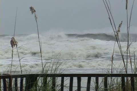 Hurricane Ivan comes ashore Video stock 12760813