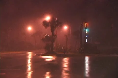 Hurricane Ivan comes ashore Stock Footage 20719076
