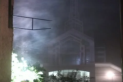 Hurricane Ivan wind &amp; rain Video stock 12760771