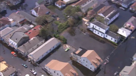 Hurricane Katrina Damage Flood Video stock 37277325