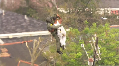 Hurricane Katrina Damage Stock Footage 37275536