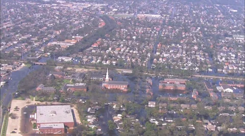 Hurricane Katrina Destruction Stock Footage 37277204