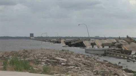 Hurricane Katrina 스톡 동영상 706857