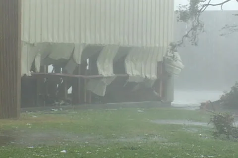 Hurricane Katrina in Mississippi Stock Footage 24239201
