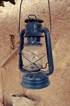 Hurricane lamp lantern Stock Photos