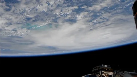Hurricane Michael From Space. Elements of this video furnished by NASA. Stock Footage 96312112
