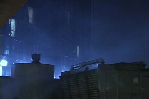 Hurricane at night Stock Footage 12760818