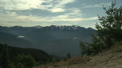 Hurricane Ridge mountains Stockbeeldmateriaal 10566650