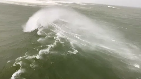 Hurricane Sally Waves Stock Footage 139599395