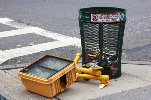 Hurricane Sandy in NYC: Aftermath Stock Photos
