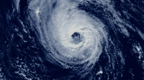 Hurricane Satellite View 01 스톡 동영상 357837