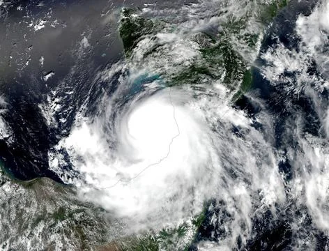 Hurricane seen from the space. Elements of this image are furnished by NAS... 写真素材