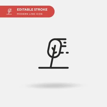 Hurricane Simple vector icon. Illustration symbol design template for web mob Stockillustratie