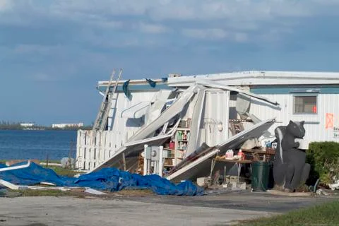 Hurricane storm damage Stock Photos