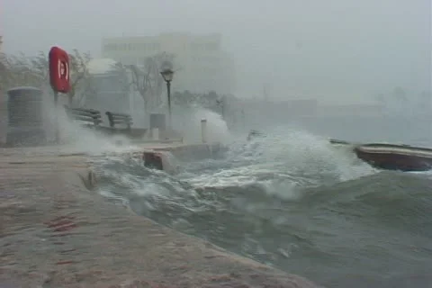 Hurricane Storm Surge 库存影片 12575448