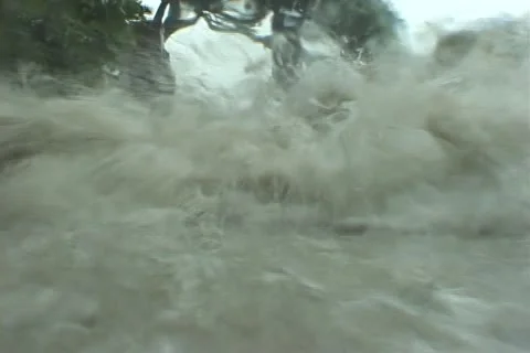 Hurricane storm surge Stock Footage 12575753