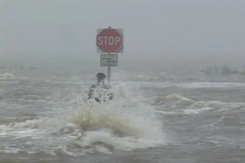 Hurricane Storm Surge 스톡 동영상 12744641