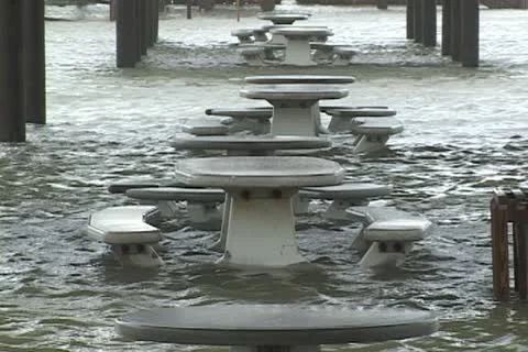 Hurricane Storm Surge Stock Footage 12744682