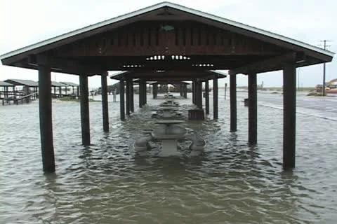 Hurricane Storm Surge Stock Footage