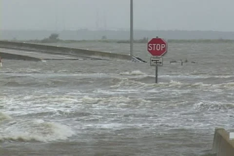 Hurricane Storm Surge Stock Footage 12744721