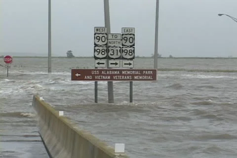 Hurricane Storm Surge Stock Footage 12744796