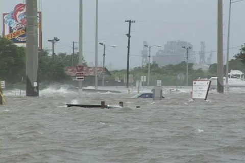 Hurricane Storm Surge Stock Footage 12744820