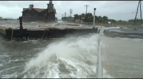 Hurricane Storm Surge Stock Footage 24685016