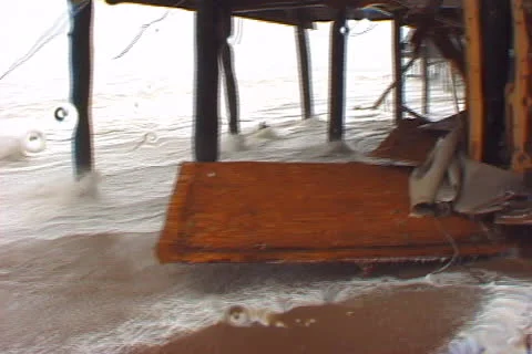 Hurricane Storm Surge Stock Footage 26845793