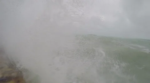 Hurricane Storm Surge Stock Footage 68493485