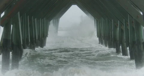 Hurricane Storm Surge Stock Footage 216230226