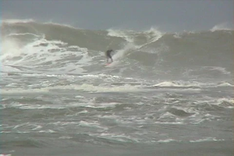 Hurricane Surfing Stock Footage 311975
