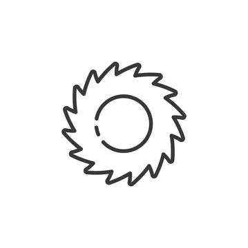 Hurricane thin line icon. Category five. Isolated weather vector illustration Stock Illustration