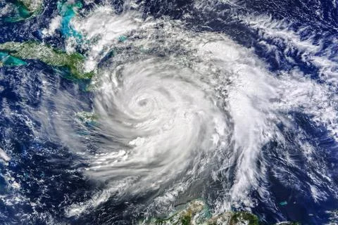 Hurricane view from the space Elements of this image furnished by NASA Stock Photos
