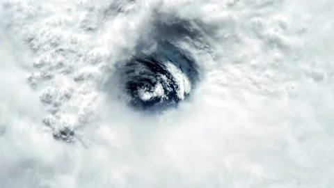 Hurricane. View from space Stock Footage 140161696