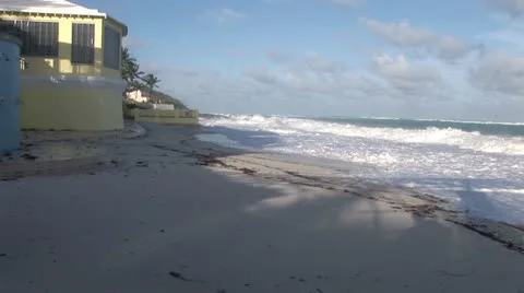 Hurricane waves Stock Footage 12668122