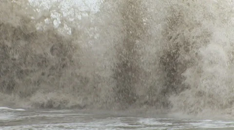 Hurricane waves Stock-Footage 28672414