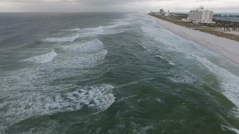 Hurricane Waves Video stock 95758985