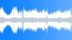 Hurricane with waves, thunder and rain on open sea loop Sound Effect