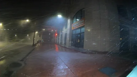 Hurricane wind and rain Video stock 95544152