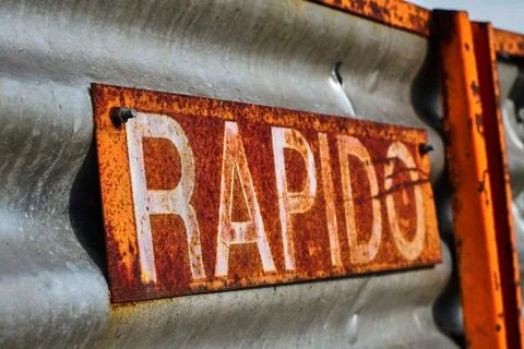Hurry up and rapido Stock Photos