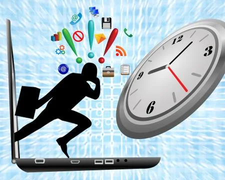 Hurry Stock Illustration